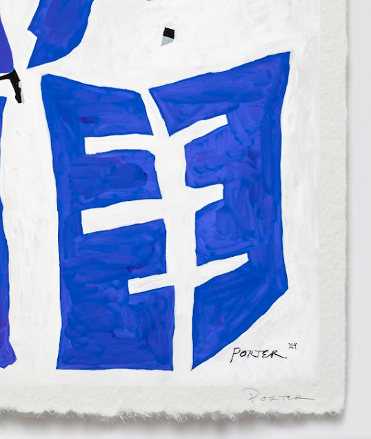 Limited edition abstract artwork with artist signature
