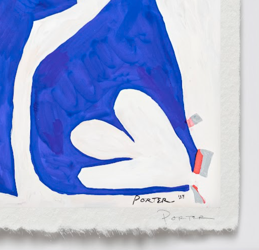 Limited edition abstract artwork with artist signature